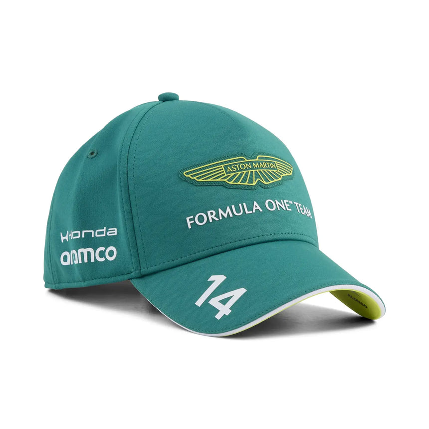 Aston Martin Cap, Team, Fernando Alonso, Puma, Grün, 2026
