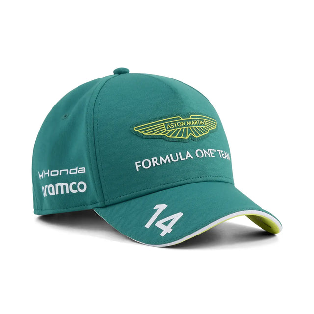 Aston Martin Cap, Team, Fernando Alonso, Puma, Kinder, Grün, 2026
