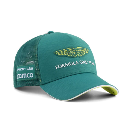 Aston Martin Cap, Team, Lance Stroll, Puma, Grün, 2026