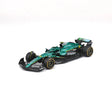 Aston Martin Modellauto, AMR25, bburago, #14 Fernando Alonso, grün