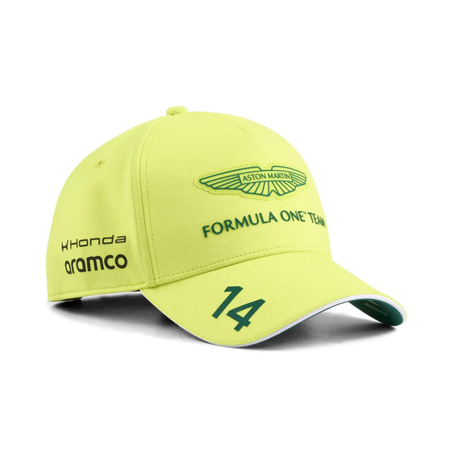 Aston Martin Mütze, Team, Fernando Alonso, Puma, Limette, 2026
