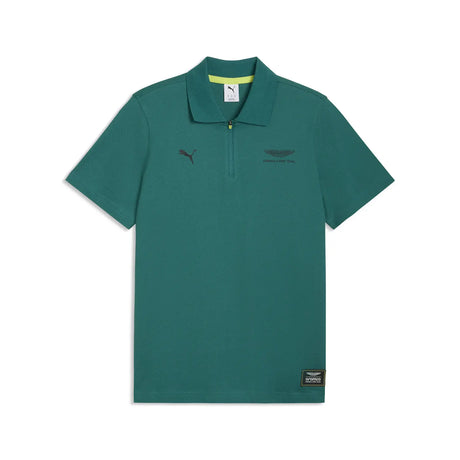 Aston Martin Polo, Jaquard, reguläre Passform, Puma, grün