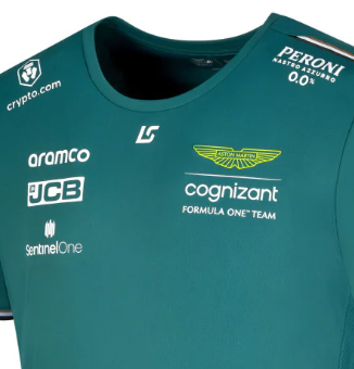 Aston Martin t-shirt, Lance Stroll, green, 2023