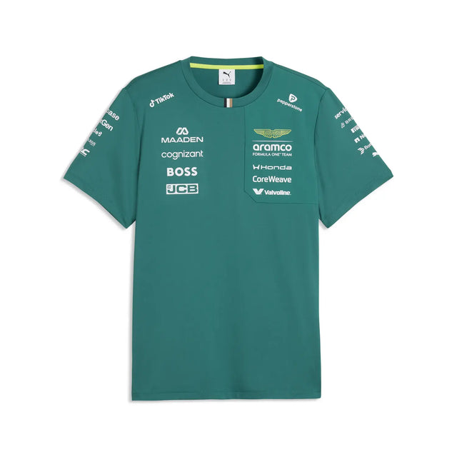 Aston Martin T-Shirt, Team, Grün, 2026