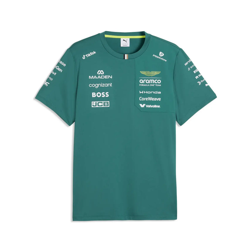 Aston Martin T-Shirt, Team, Grün, 2026