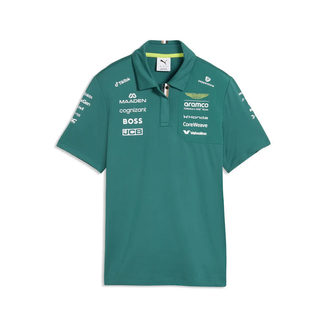 Aston Martin T-Shirt, Team, Puma, Grün, 2026
