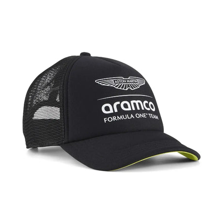 Aston Martin Trucker Cap, Schwarz