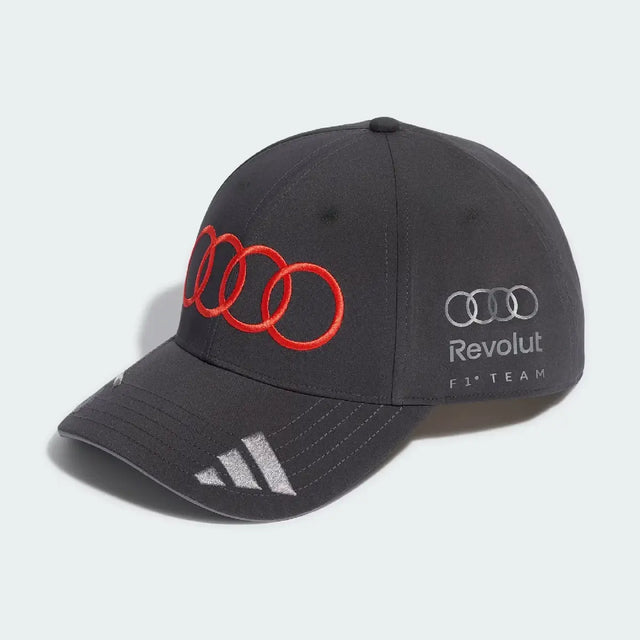 Audi adidas Cap, Team, Gabriel Bortoleto, Schwarz, 2026