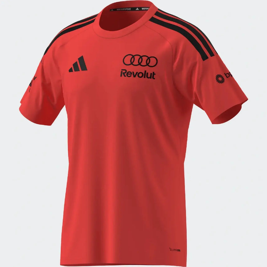 Audi T-Shirt, Team, Set Up, Adidas, Rot, 2026
