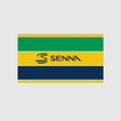 Ayrton Senna Fahne, gelb