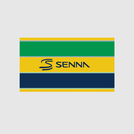 Ayrton Senna Fahne, gelb