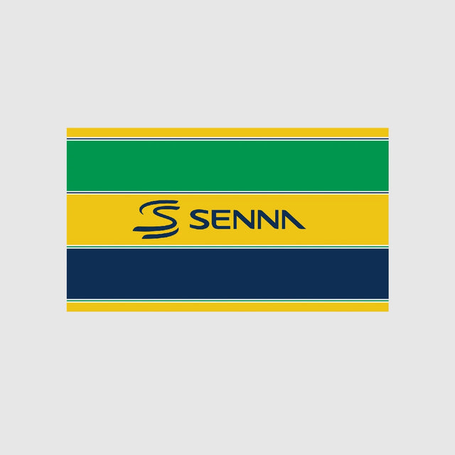 Ayrton Senna Fahne, gelb