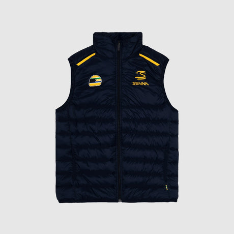 Ayrton Senna Gilet, blau