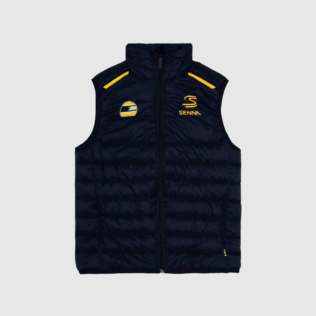 Ayrton Senna Gilet, blau