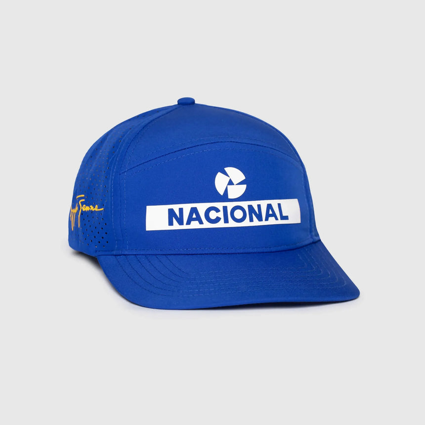 Ayrton Senna Kappe, nacional, performance, blau