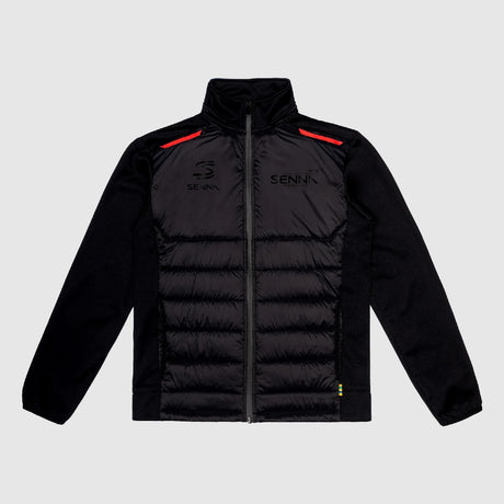 Ayrton Senna Rennjacke, schwarz