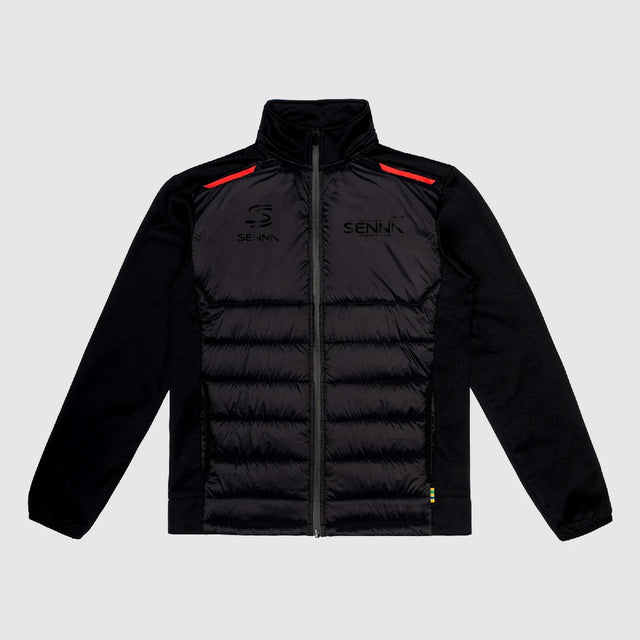 Ayrton Senna Rennjacke, schwarz