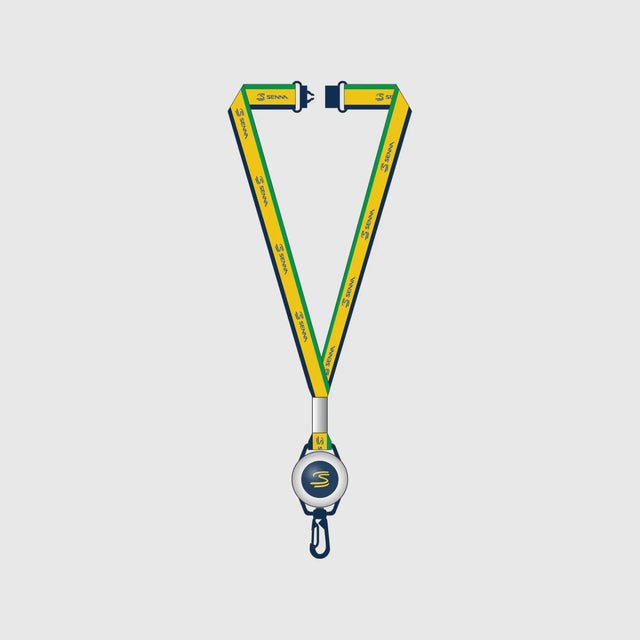 Ayrton Senna Schlüsselband, blau