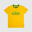 Ayrton Senna T-Shirt, Brasilien, Gelb