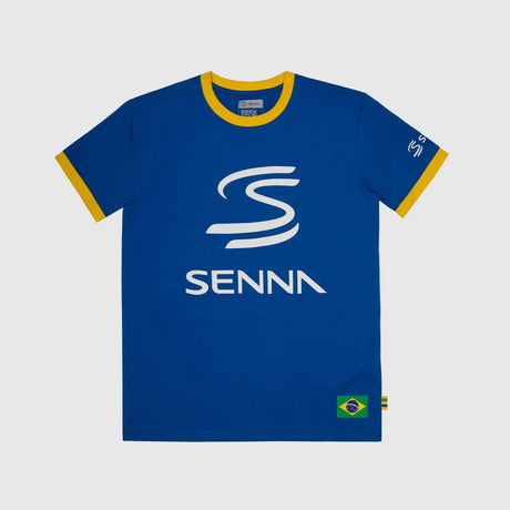 Ayrton Senna T-Shirt, Legacy, Blau