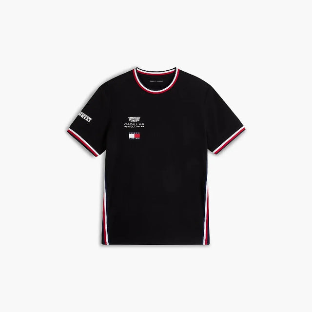 Cadillac F1 T-Shirt, Team, Tommy Hilfiger, Schwarz, 2026