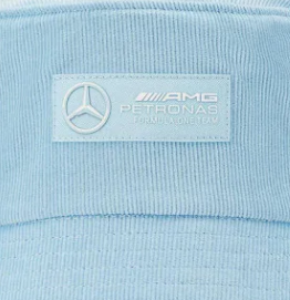 Mercedes Retro Cord Bucket Hut, Blau