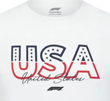 F1 Fanwear  Austin GP SE T-shirt, weiß, 2022