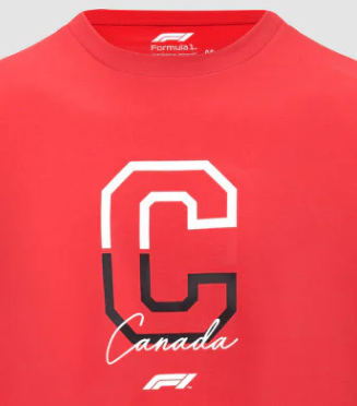 F1 Fanwear Canada GP, T-shirt, Rot, 2022,