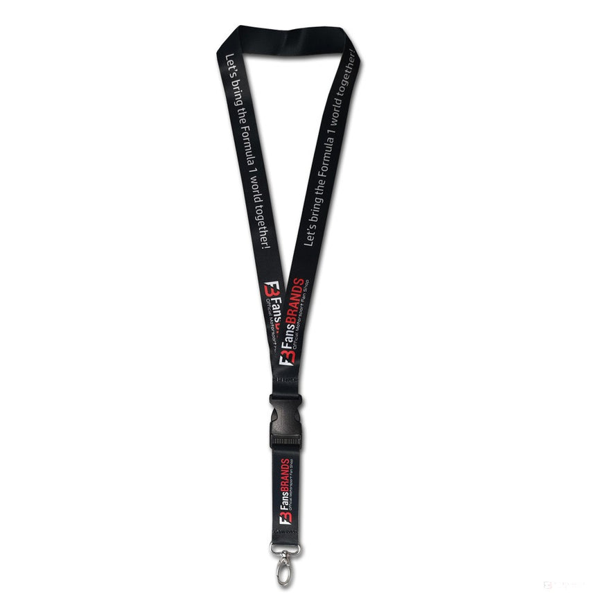 FansBrands Schlüsselband - Schwarz - FansBRANDS®
