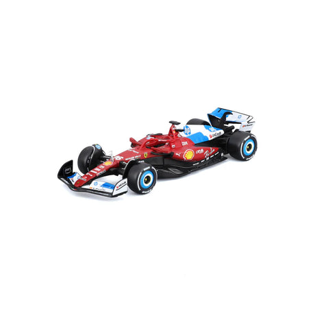 Ferrari Modellauto, SF25, bburago, #16 Charles Leclerc, Miami, rot