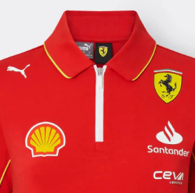 Ferrari polo-shirt, Puma, team, damen, rot, 2024