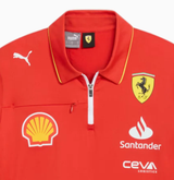 Ferrari polo-shirt, Puma, team, pro, rot, 2024