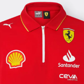 Polo Ferrari, Puma, equipo, rojo, 2024
