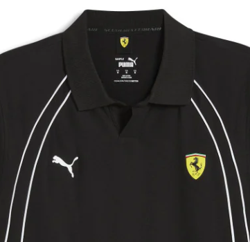 Ferrari polo-shirt, Puma, race, schwarz