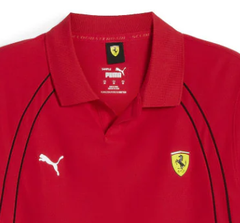 Ferrari polo-shirt, Puma, race, rot