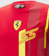 Ferrari t-shirt, polo, Carlos Sainz SE, red, 2023