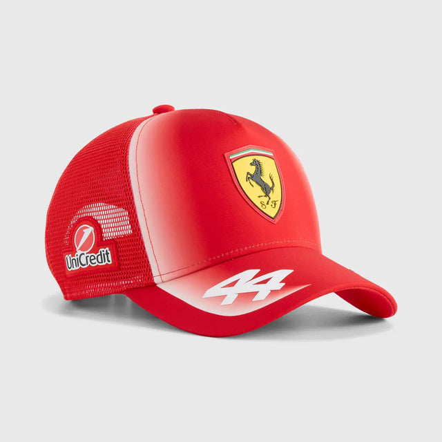 Ferrari Trucker Cap, Team, Lewis Hamilton, Kinder, Rot