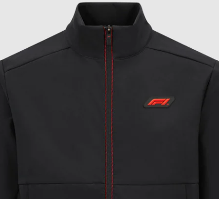 Formula 1 softshell Jacke, schwarz