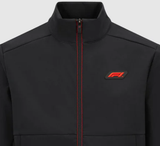 Formula 1 softshell Jacke, schwarz