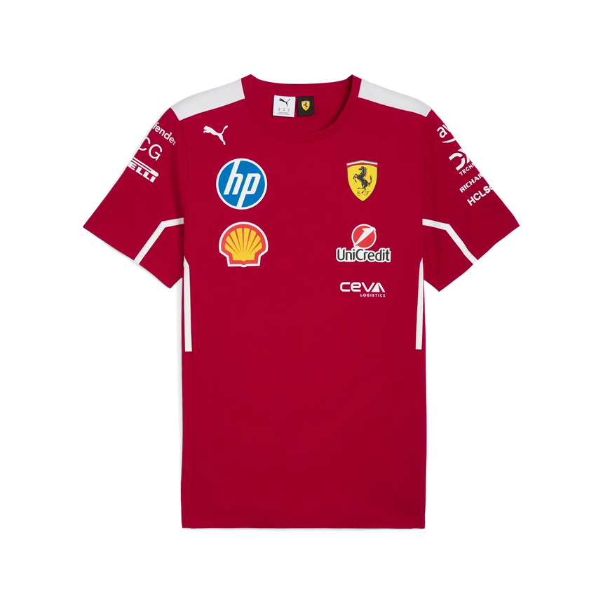 Scuderia Ferrari Team Crew Neck T-Shirt 🔥