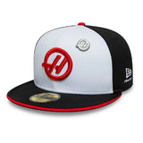 Haas F1 Cap, Sommerliga, 59FIFTY, New Era, schwarz