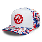 Haas F1 Cap, Team, Oliver Bearman, 9SEVENTY, New Era, Silverstone Sonderedition, Weiß, 2026
