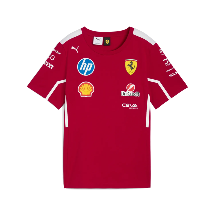 Scuderia Ferrari Team Women's Round Neck T-Shirt 🔥