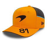 McLaren Kappe, NEW ERA, Oscar Piastri, 9FIFTY, Erwachsene, orange, 2024