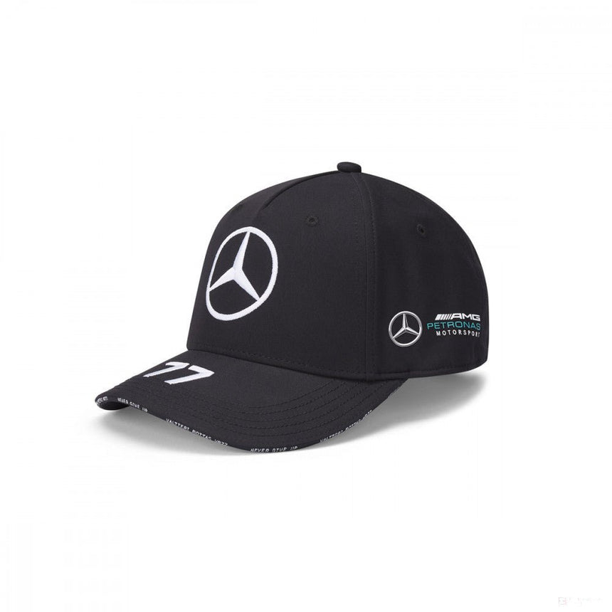 Mercedes Baseballkappe, Valtteri Bottas, Erwachsene, Schwarz, 20/21