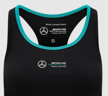 Mercedes Damen Stealth Racerback, Schwarz