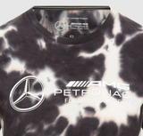 Mercedes Damen Tie Dye T-Shirt, Grau