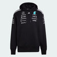 Mercedes Hoody, Team, Fahrer, adidas, Schwarz, 2026