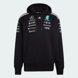 Mercedes Hoody, Team, Fahrer, adidas, Schwarz, 2026