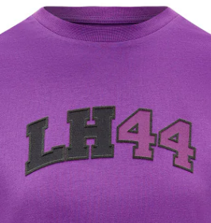 Mercedes Frauen Lewis Hamilton Logo Tee, lila